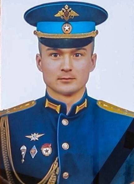 Портрет капитана Лиджиева в военной форме
